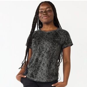 Bundle of 2: Tek Gear Raglan burnout shirts EUC